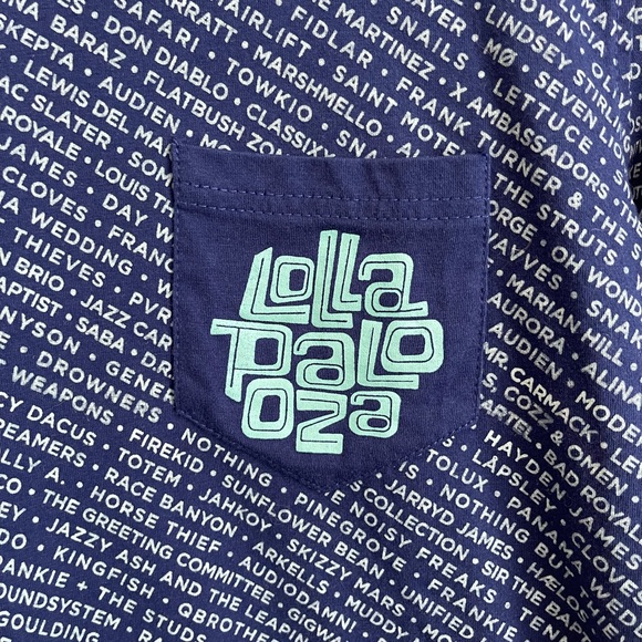 RARE Lollapalooza x Brooklyn Cloth Mfg. Co. Shirt 25 Year Anniversary US Size M - Picture 3 of 5